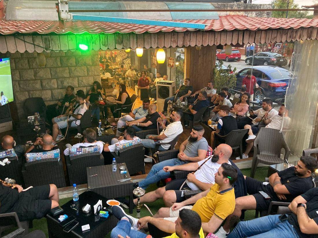 Match day crowd at The Corner